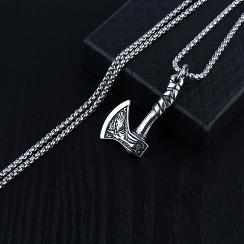 Viking axe necklace - viking,