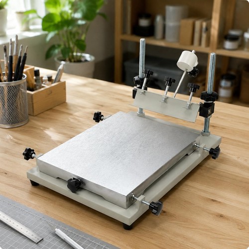 Silk screen printing press - silk,