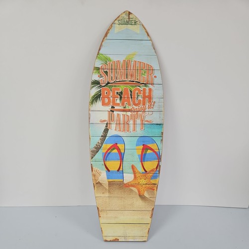 Wooden surfboard wall - wooden,