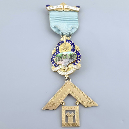 Vintage silver enamel - silver, &