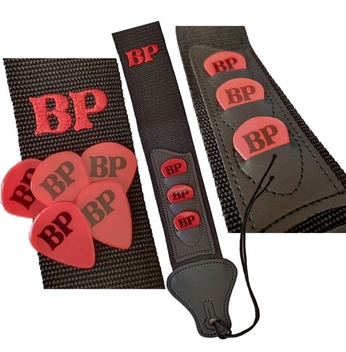 Custom name guitar strap - , with