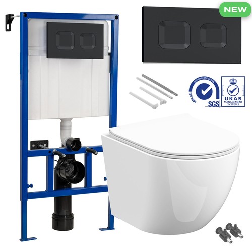 Rimless wall hung - rimless, pan