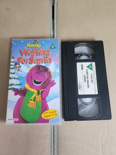 Barney waiting for santa vhs - santa,