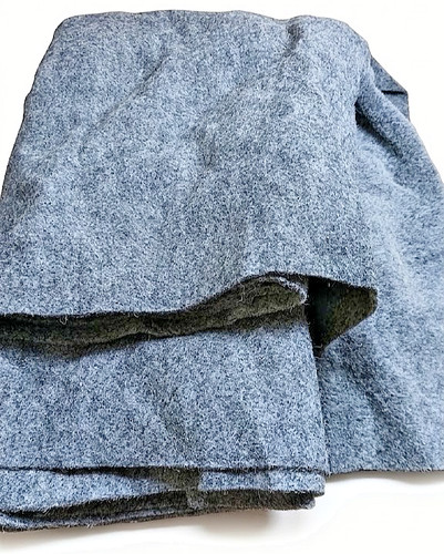Craft felt fabric - fabric, grey