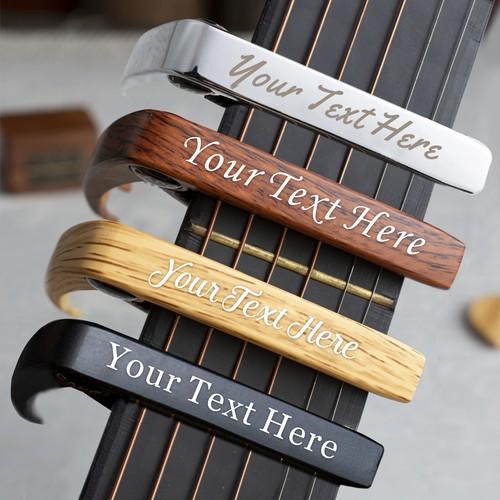 Personalised engraved guitar - personalised,