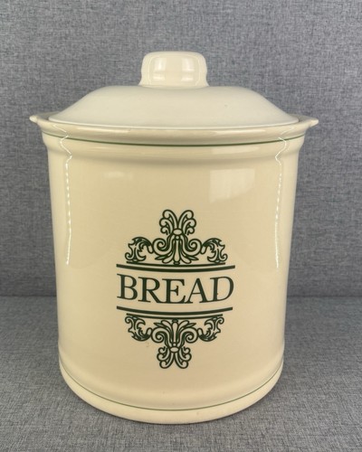 Vintage ceramic bread crock - vintage,