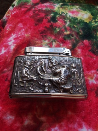 Silver plated myflam table - silver,