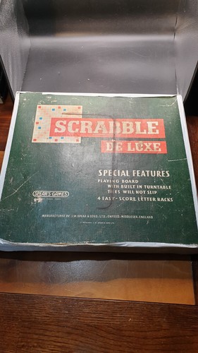 Scrabble deluxe board - scrabble,