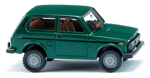 Wiking green car lada - wiking,
