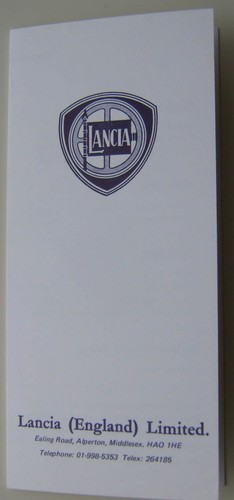 Lancia price list - price,