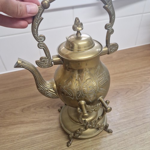 Antique brass indian tea - antique,