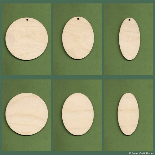 Wooden circle and - , oval