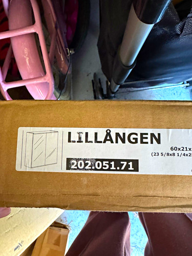 Ikea lillången wall cabinet - lillÅngen,