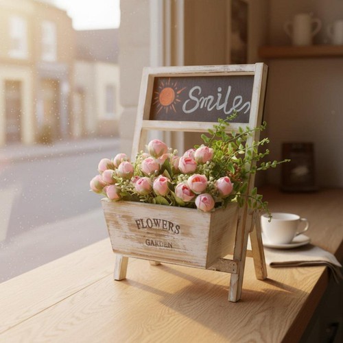 Decorative vase wheelbarrow - decorative,