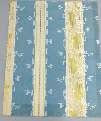 Silk damask fabric fragment