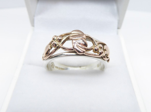 Clogau gold silver 9ct rose - silver,
