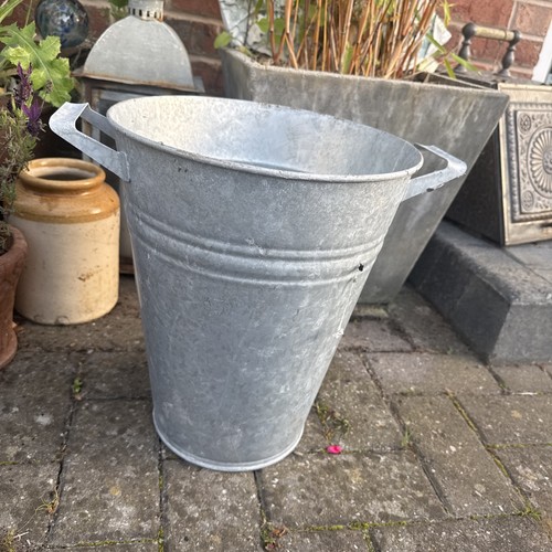 Large tall vintage galvanised - tall,