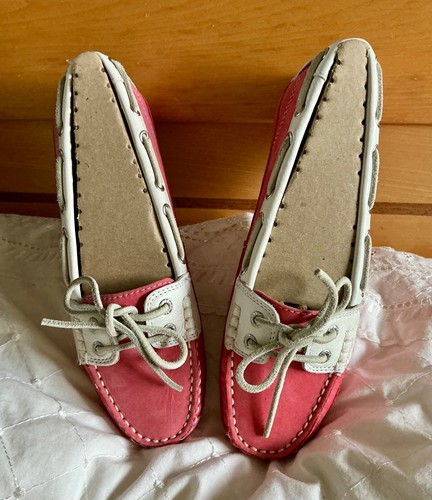 Sebago bala deck shoes - bala, coral