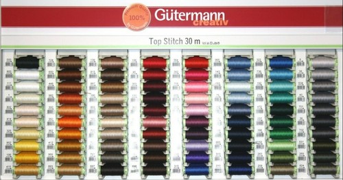 Gutermann polyester top stitch - polyester,