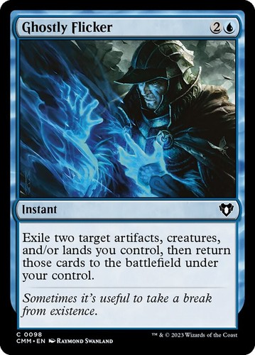 Mtg ghostly flicker cmm - mtg, ~