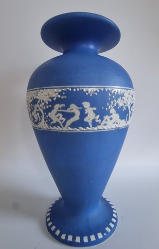 John tams jasper ware vase - john,
