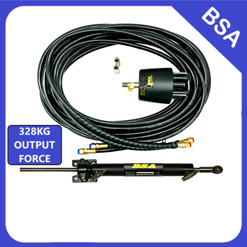 Hydraulic boat steering kit - hydraulic,