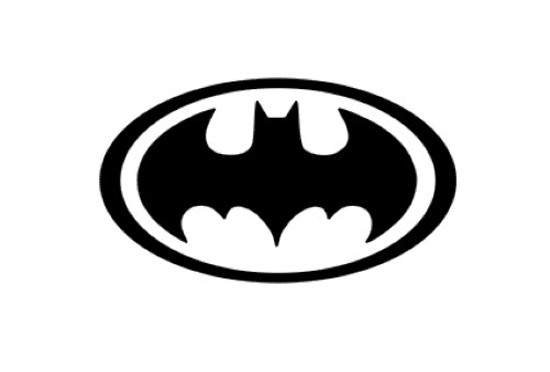 Batman logo vinyl - logo, in