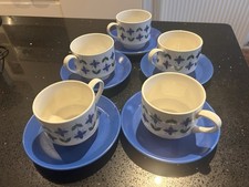 Midwinter Roselle 5 Tea Cups &