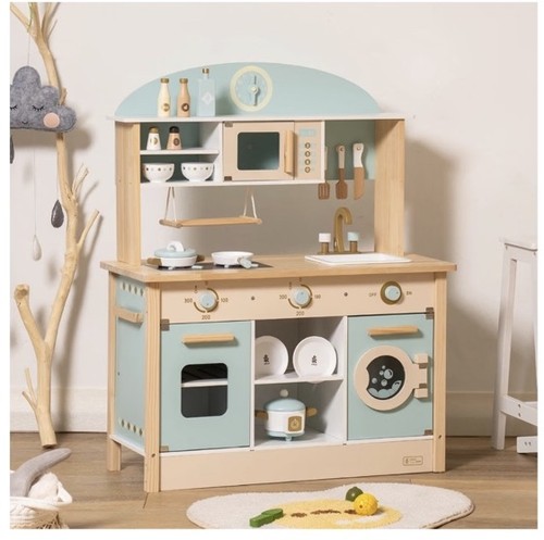 Robud play kitchen - wooden, toys