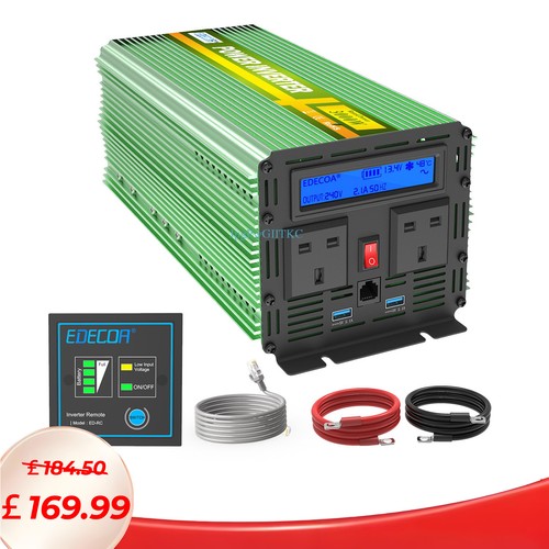 Edecoa power inverter 12v - edecoa,