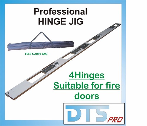 Adjustable hinge and - hinge, jig