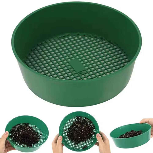 Plastic soil sieve - mesh, garden