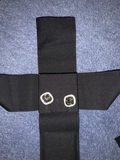 Chanel Black/Gold CC Earrings