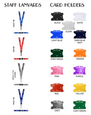 STAFF ID Neck Lanyard Cord