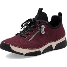 Rieker Womens Ladies Excursion Lightweight Trainers Red Size 4-8