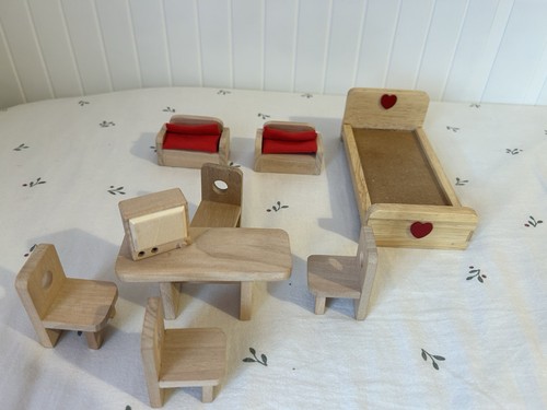 Dollhouse wooden furniture