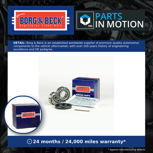 Wheel bearing kit front bwk014 - wheel,