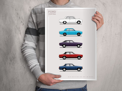 Poster ford cortina - poster,