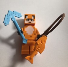 Lego, Minecraft Minifigure with Fox Skin and Accessories, Item min110, Fox Lodge