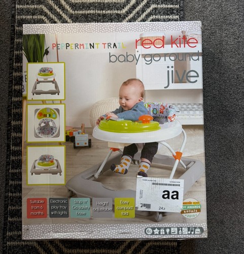 Red kite baby round - red,