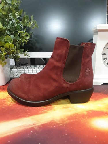 Womens burgundy suede fly - womens,