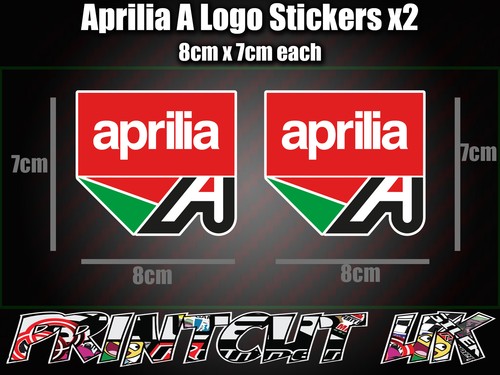 Aprilia logo decal stickers - aprilia, a