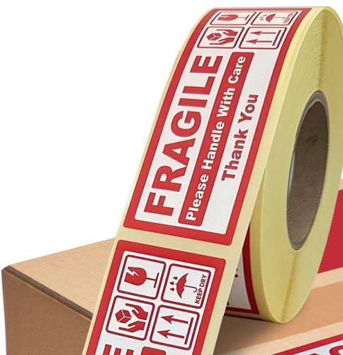 92mm fragile stickers - 32, x