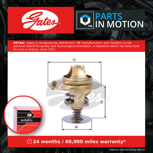Coolant thermostat fits rover - thermostat,