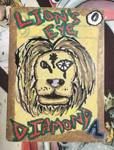 Lion eye diamond - eye, (hand