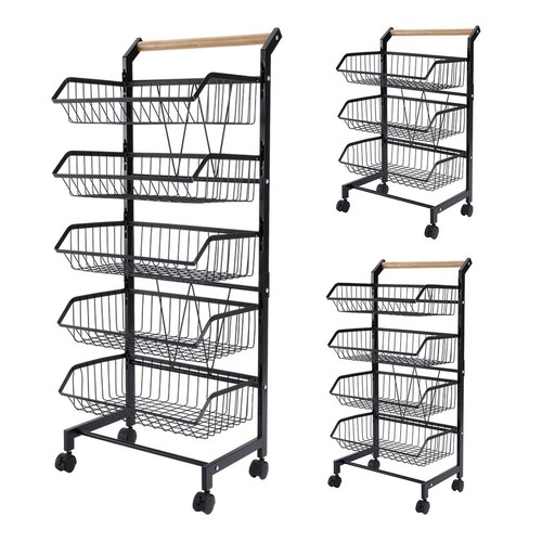 Tier kitchen trolley - 3/4/5,