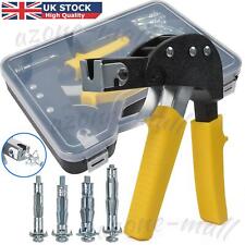 Wall Anchor Setting Tool Riveter Gun Hollow Cavity Plasterboard Fixing M4 & M5