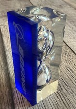 Boeing Company Blue 3-Minute Sand Hour Glass Egg Timer 4” Rare