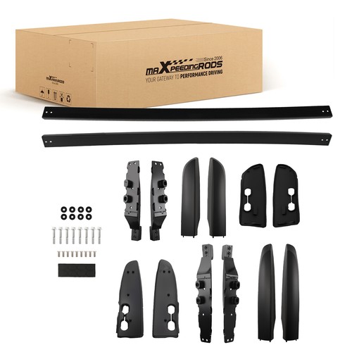 Aluminium black roof rails - aluminium,