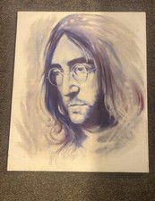 John Lennon Original Painting On Canvas 61cm/51cm